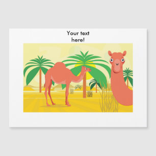 Carte Magnétique Illustration de chameaux