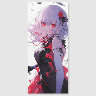 Carte Magnétique Imaginaire fille Anime