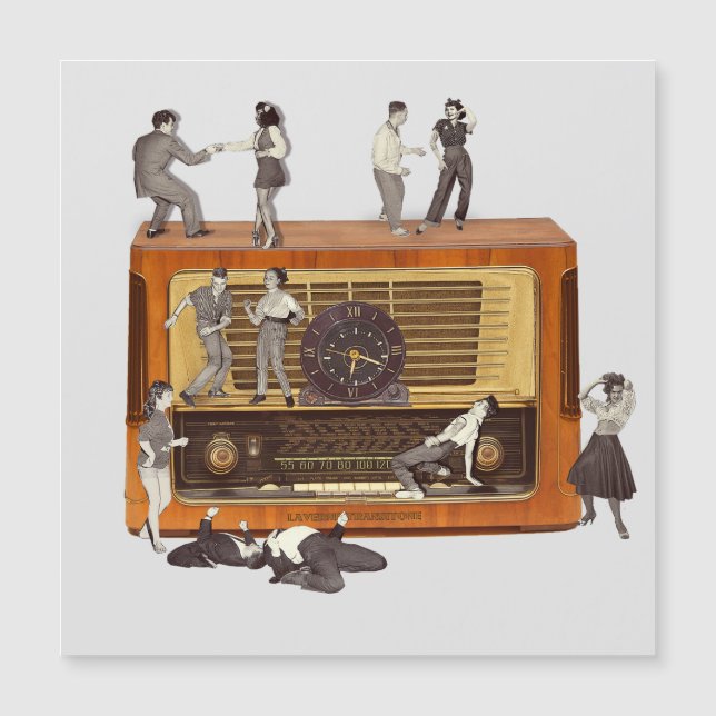 Carte Magnétique It is only Rock & Roll (Devant)