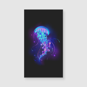 Carte Magnétique Jellyfish éclatante couleur