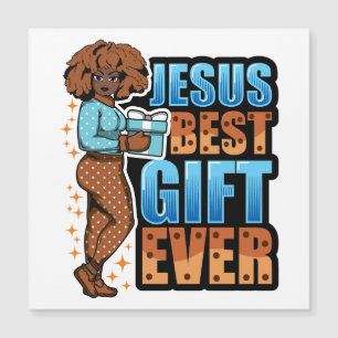 Carte Magnétique Jésus Meilleur cadeau Joyeux Pajama de Noël Melani