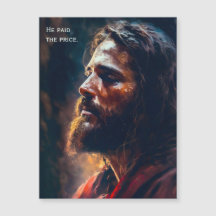 Jésus Pâques - Il A Payé Le Prix - Aimant Racheté