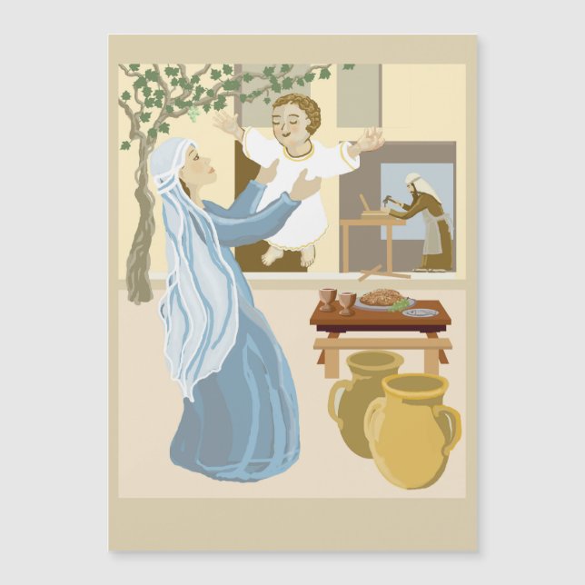 Carte Magnétique Jésus tout notre Porteur de Joie (Devant)