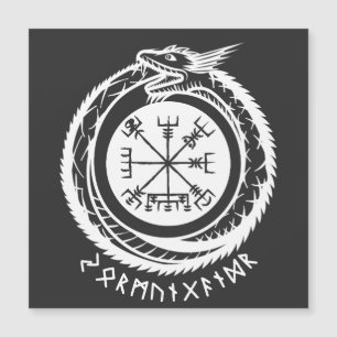 Carte Magnétique Jormungandr - Rune nordique