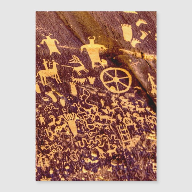 Carte Magnétique Journal Rock American Indian Utah (Devant)