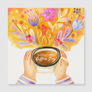 Carte Magnétique Journée internationale du café