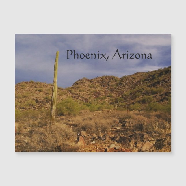 Carte Magnétique Journée orageuse à Phoenix (Devant)