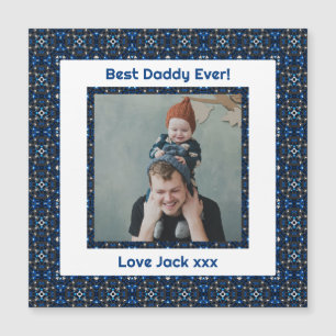 Carte Magnétique Joyeuse fête des pères Meilleur papa Papa Jamais B