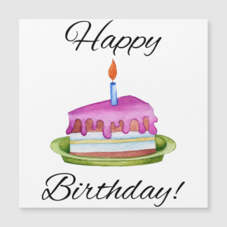 Carte Magnétique Joyeux anniversaire !