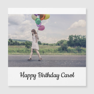 Carte Magnétique Joyeux Anniversaire Carol