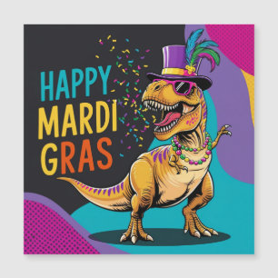 Carte Magnétique Joyeux Mardi Gras
