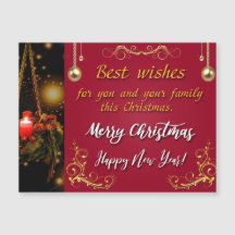 Joyeux Noël et Joyeux Nouvel An