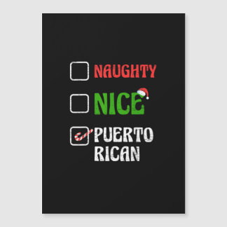 Carte Magnétique Joyeux Papa Noël Portoricain Vacances Suave 