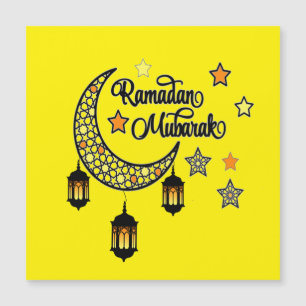 Carte Magnétique Joyeux Ramadan Kareem Et Aïd Moubarak 2024
