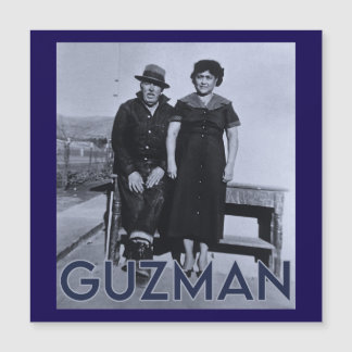 Carte Magnétique Juan & Juanita Guzman au 187 coucher du soleil -