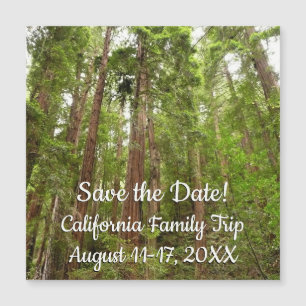 Carte Magnétique Jusqu'à Redwoods I à Muir Woods Économisez la date