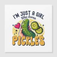 Juste une fille qui aime les pickles - Vegan drôle