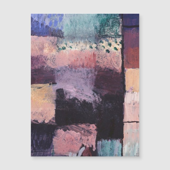 Carte Magnétique Klee - A propos d'un motif d'Hammamet (Devant)