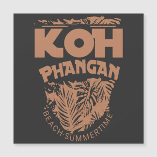 Carte Magnétique koh Phangan Thailand asien