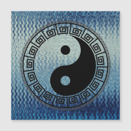 Carte Magnétique La balance : Ba Gua, huit trigrammes yin yang TCM