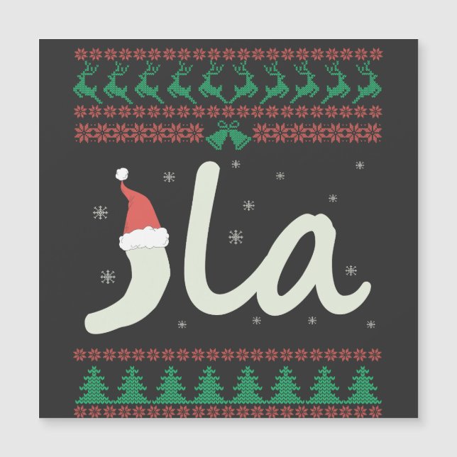 Carte Magnétique La Kamala Harris Ugly Christmas Sweat Election (Devant)