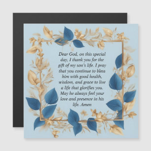 Carte Magnétique La prière d'une mère pour son fils