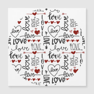 Carte Magnétique la Saint-Valentin