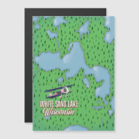 Lac de sable blanc Wisconsin