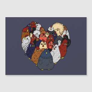 Carte Magnétique L'amour du poulet
