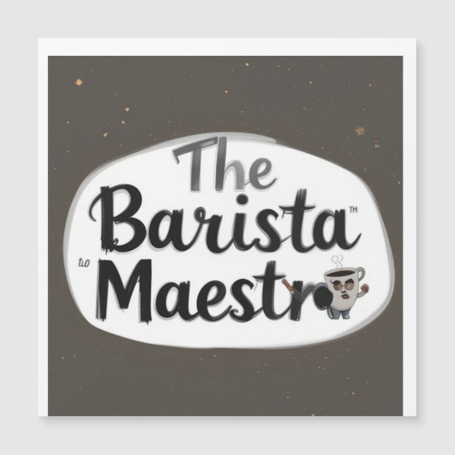 Carte Magnétique Le Barista Maestro (Devant)