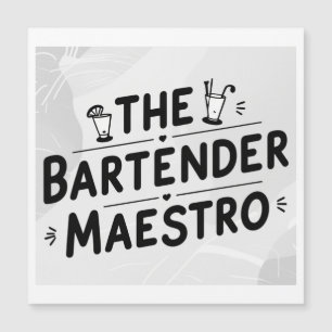 Carte Magnétique Le barman Maestro