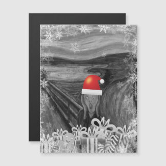 CARTE MAGNÉTIQUE LE MÈME DE SCREAM PÈRE NOËL MAGNETIC