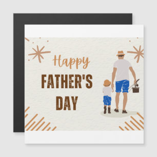 Carte Magnétique Le plus grand papa du monde : une fête pour la fêt