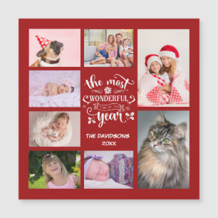 Carte Magnétique Le Temps Le Plus Merveilleux De L'Année Script Pho