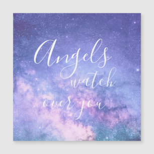 Carte Magnétique Les Anges Veillent Sur Vous Béniblement