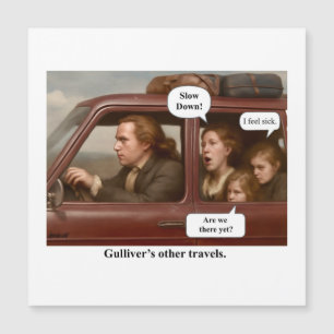 Carte Magnétique Les autres voyages de Gulliver.