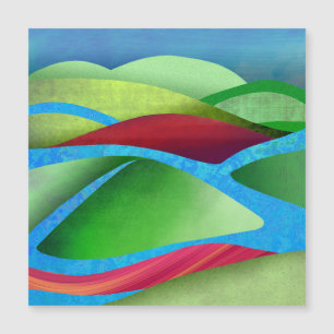 Carte Magnétique Les Collines Sur La Glace