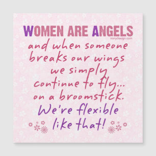 Carte Magnétique Les femmes sont des anges