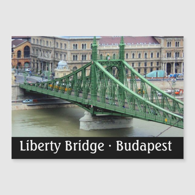 Carte magnétique Liberty Bridge Budapest (Devant)