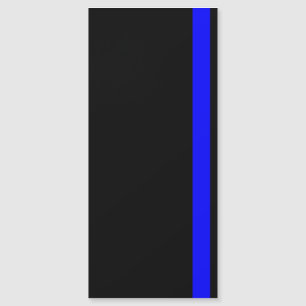 Carte Magnétique Ligne Bleue Mince Symbolique verticale