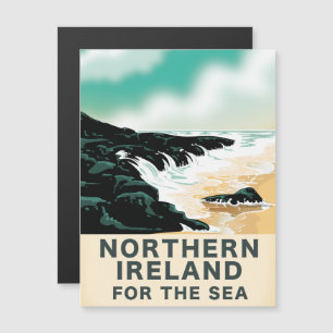 Carte Magnétique L'Irlande du Nord pour la mer