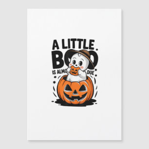 Carte Magnétique Little Boo Est Presque Prête Mignonne Grossesse Ha