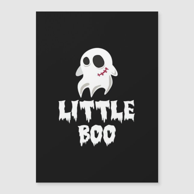 Carte Magnétique Little Boo In Halloween Cool Graphic (Devant)