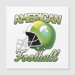Carte Magnétique logo American Football