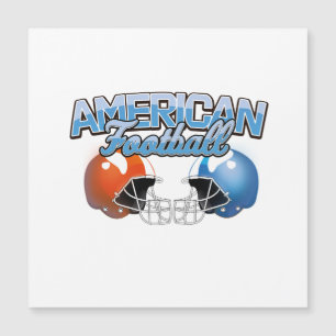 Carte Magnétique logo de football américain