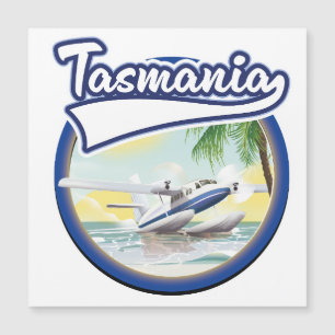 Carte Magnétique logo de voyage en Tasmanie