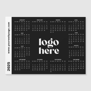 Carte Magnétique Logo Ici Noir 2025 Calendrier magnétique