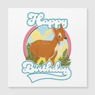 Carte Magnétique Logo Joyeux Anniversaire