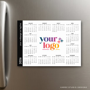 Carte Magnétique Logo professionnel personnalisé Calendrier magnéti