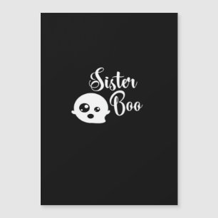Carte Magnétique Look classique d'Halloween de Sister Boo